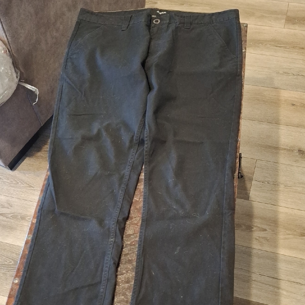 Brixton Dark Black Trousers Chino 40
